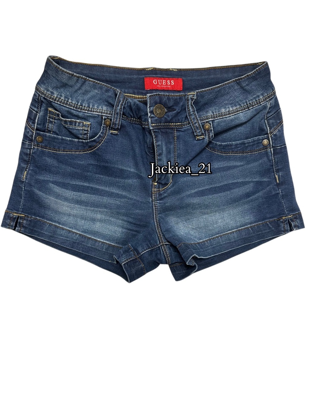 Size 24 Guess Denim Jeans with Classic Dark Blue Wash